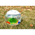 Modern Design acrílico pequeno Fish Tank tanque de peixes pendurado, tanque de peixes redonda